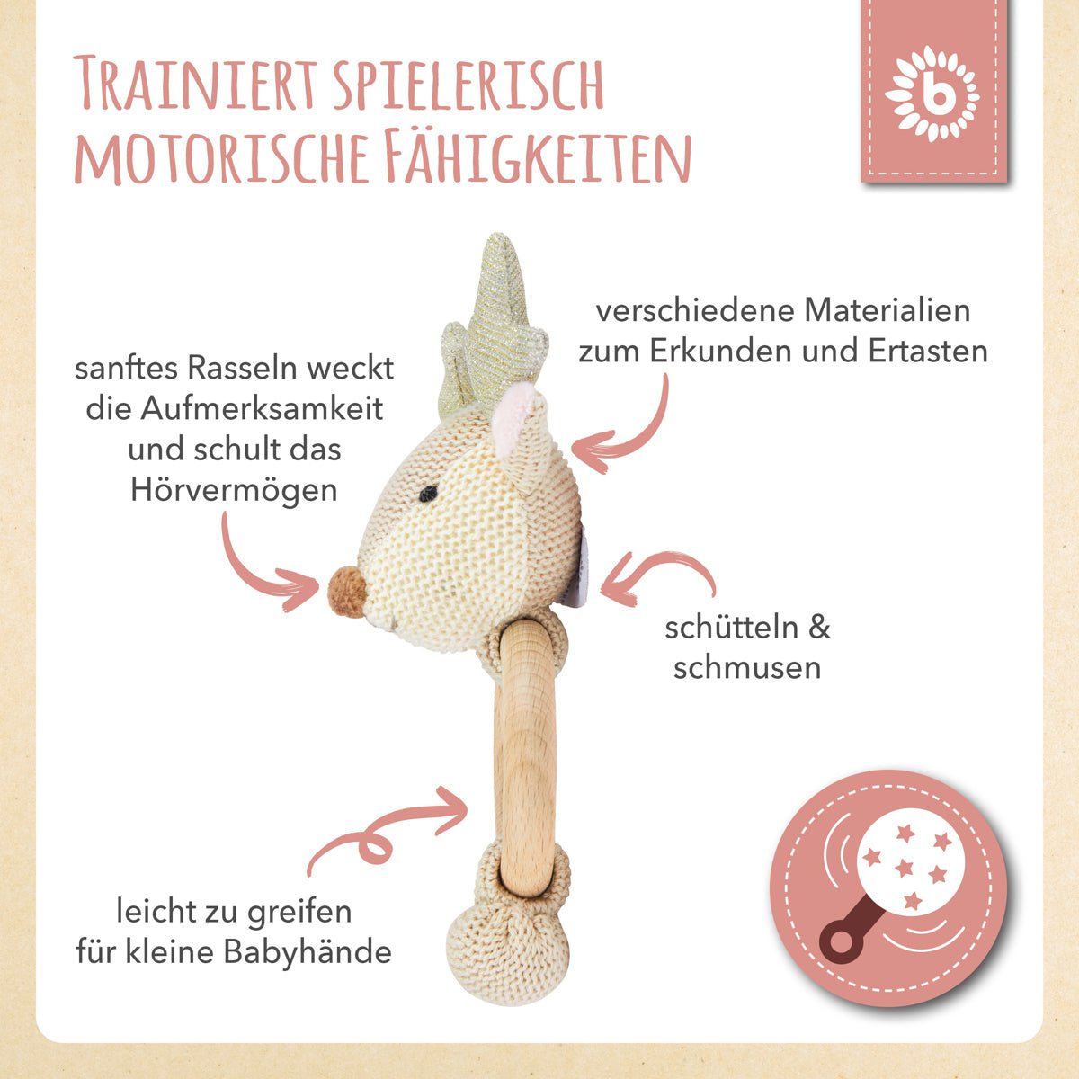 Greifling Reh Rassel Lia miter