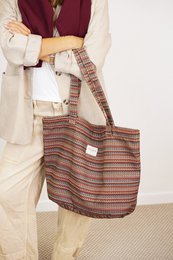 Large Shopper with zipper FRON