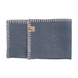 Mantel Individual Lino con Punto - Naturaleza - 31cm x 45cm