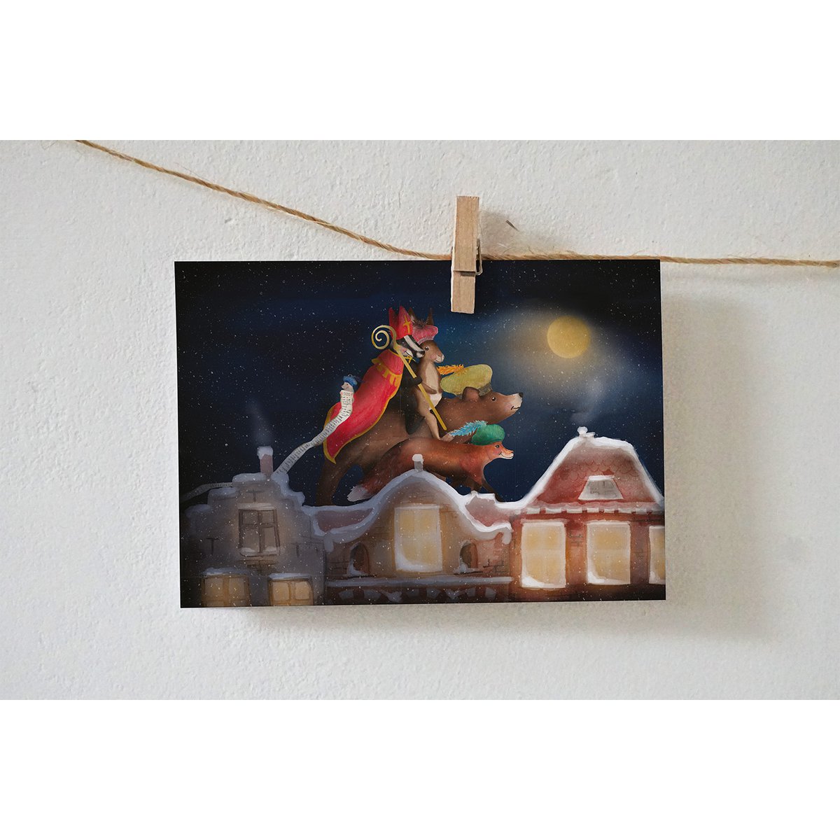 Kaart Sinterklaas
