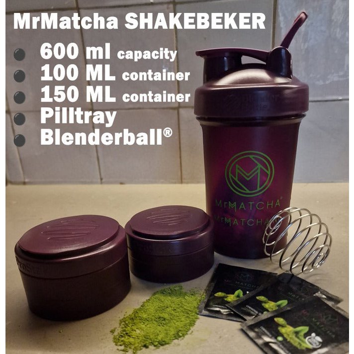 Butelka do blendera – Shaker 600 ml Szczelny kubek do shake'a z kulą blendera
