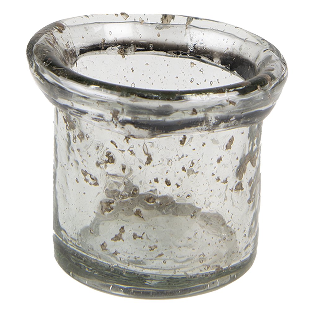 Tealight holder Ø 10x9 cm Glass Tealight holder
