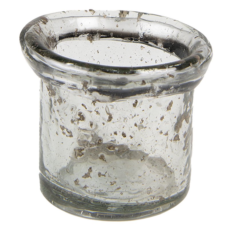 Tealight holder Ø 10x9 cm Glass Tealight holder