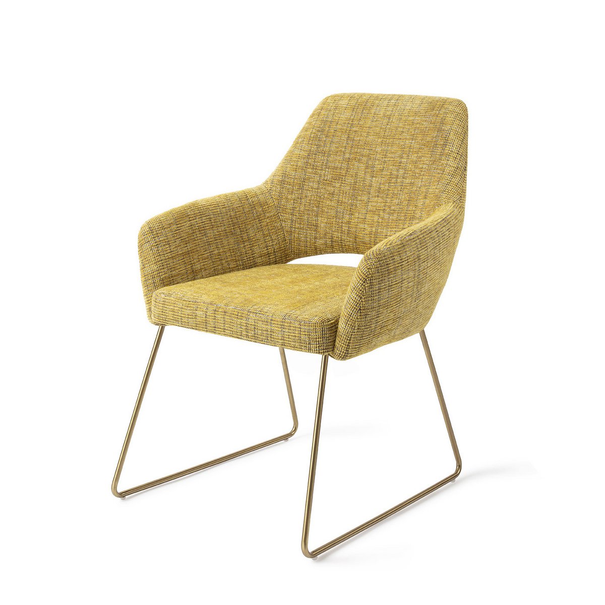 Jesper Home Yanai Dining Chair Slide Gold