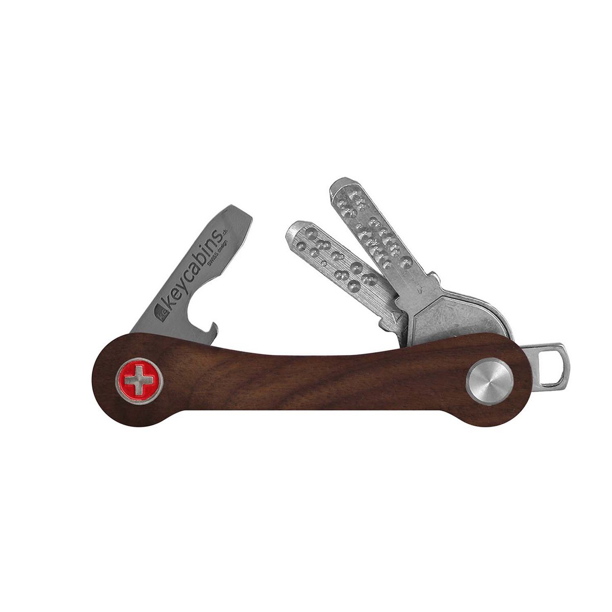Key organizer wood S1 walnut