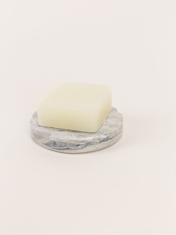 Rectangular soap holder in natural stone