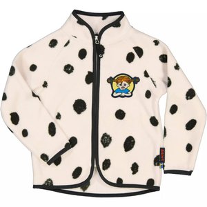 Fleecejacke Pippi Langstrumpf Weiß