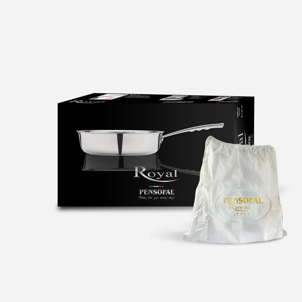 Royal 3Ply-High Frypan stainless steel handle