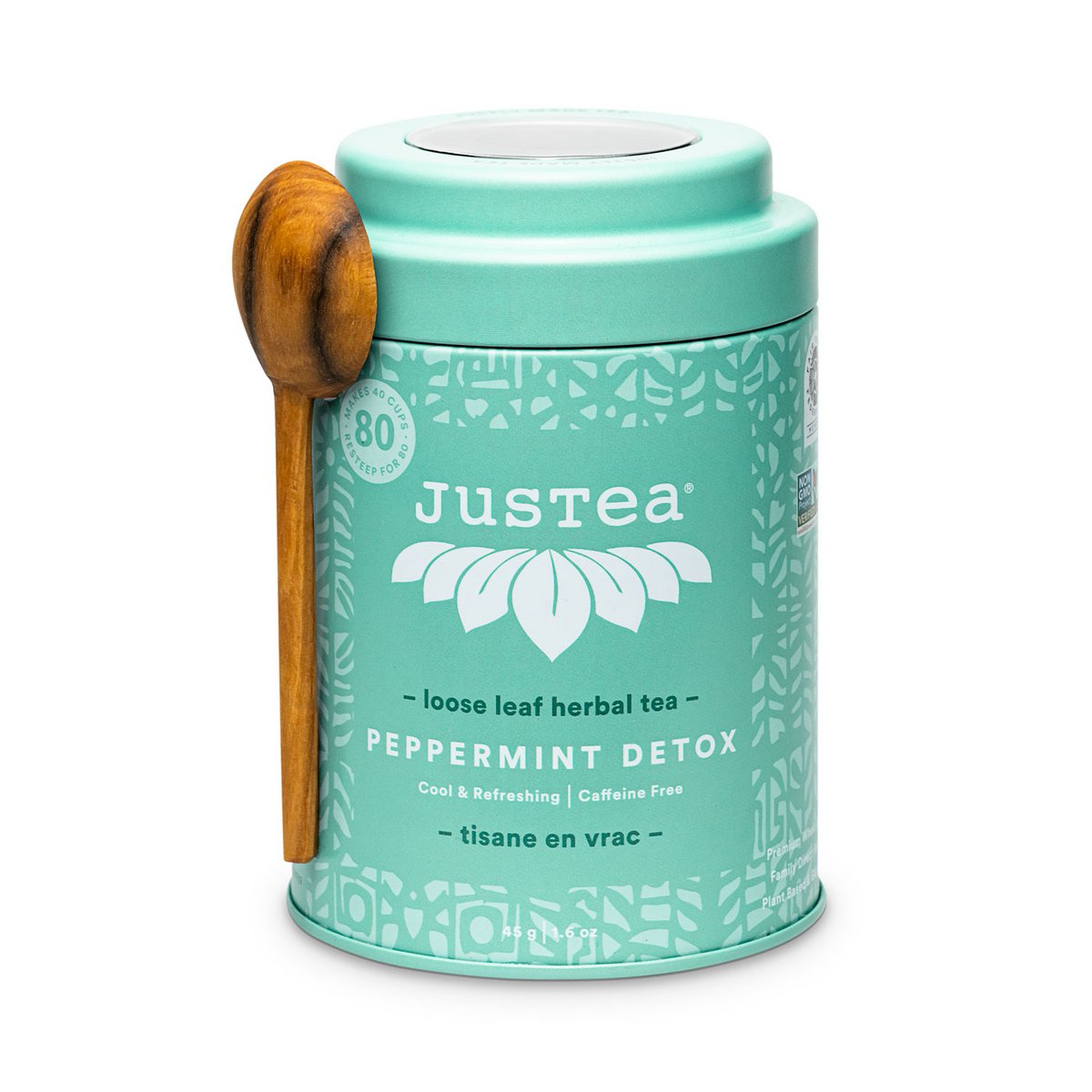 Justea | Pebermynte Detox | Løs te | Økologisk | Fairtrade | Te gave