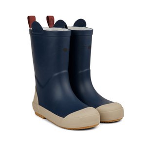 Anton Animal Rubber Boots-Schwarz-Iris