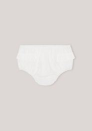 Bloomer in cotone con volant - Bianco classico