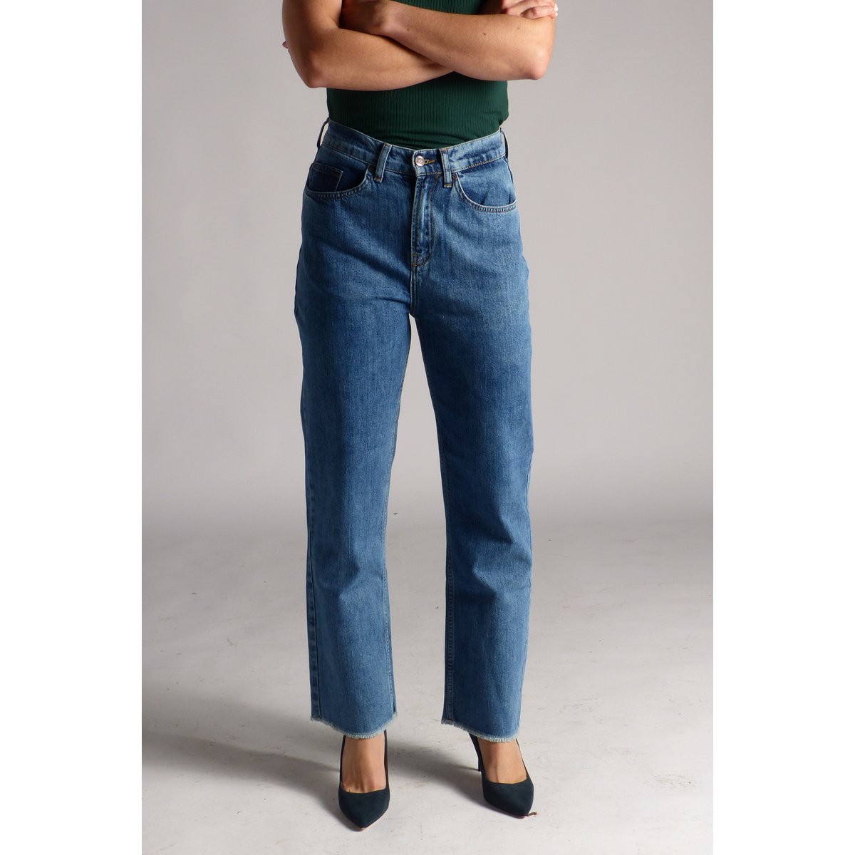 Jean Flare - Taille Haute - jean loose