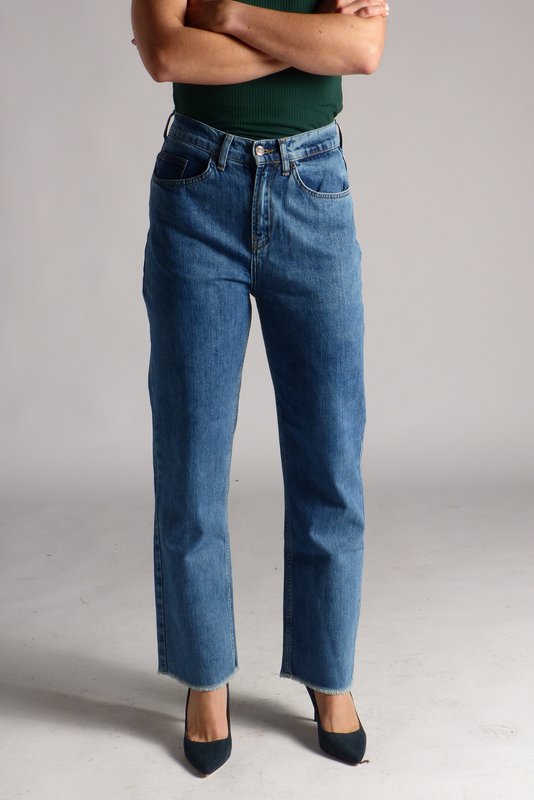 Flare Jeans - Høj talje - løse jeans