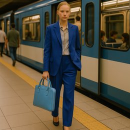 RB1019P | Unisex zakenaktentas van echt leer, gemaakt in Italië, met afneembare schouderband. Opzetstukken met glanzende nikkel metalen karabijnhaken - Avio kleur - Afmetingen: 37 x 29 x 6,5 cm