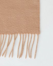Wool Throw Blanket RIO beige