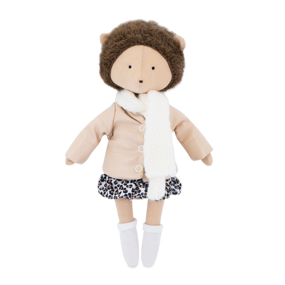 Cotton Soft Toy, Cotti Motti - Henry the Hedgehog: giacca in pelle (30 cm)