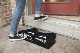 Cat Face Coir Doormat