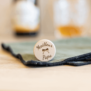 "Best dad" wine bottle cap - My Bambou
