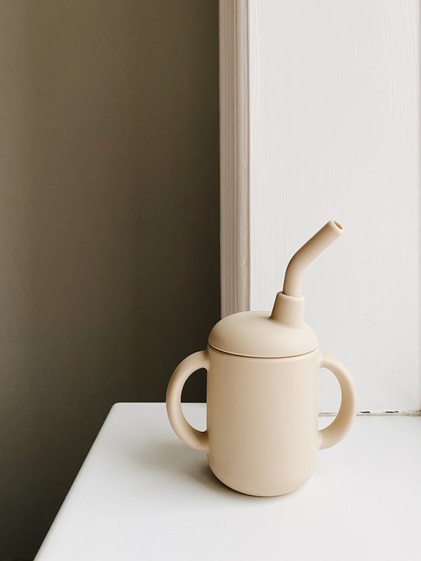 Silikone Sippy Cup - Oyster beige