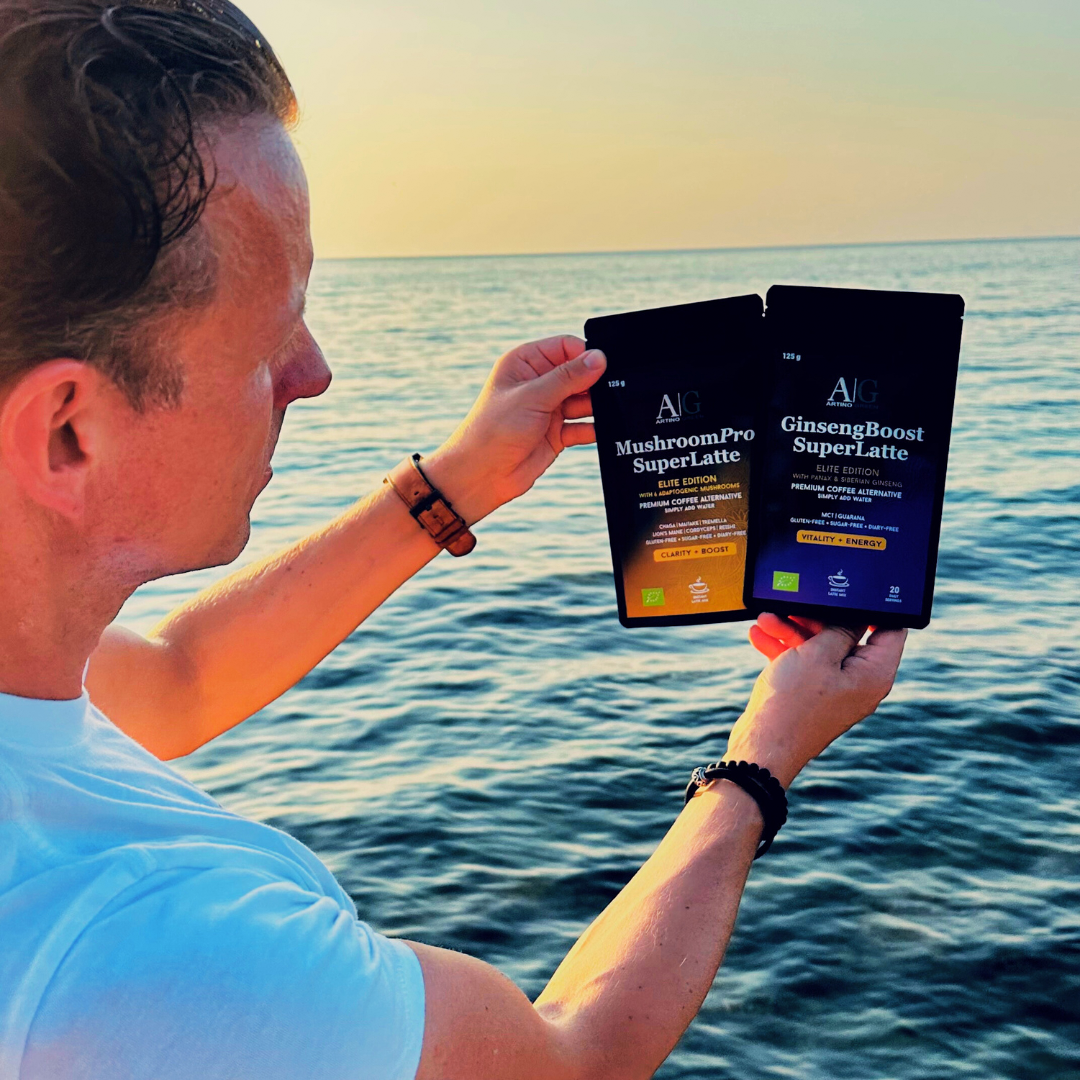 Pilz -Superlatte - Premium -Bio -Kaffee -Alternative mit funktionalen Pilzen (125 g)