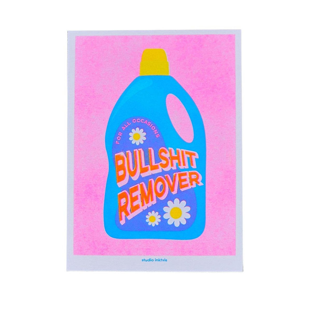 Riso Art print Bullshit Remover 13 x 18 cm