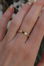 Orban - Half Eternity Pave guldring