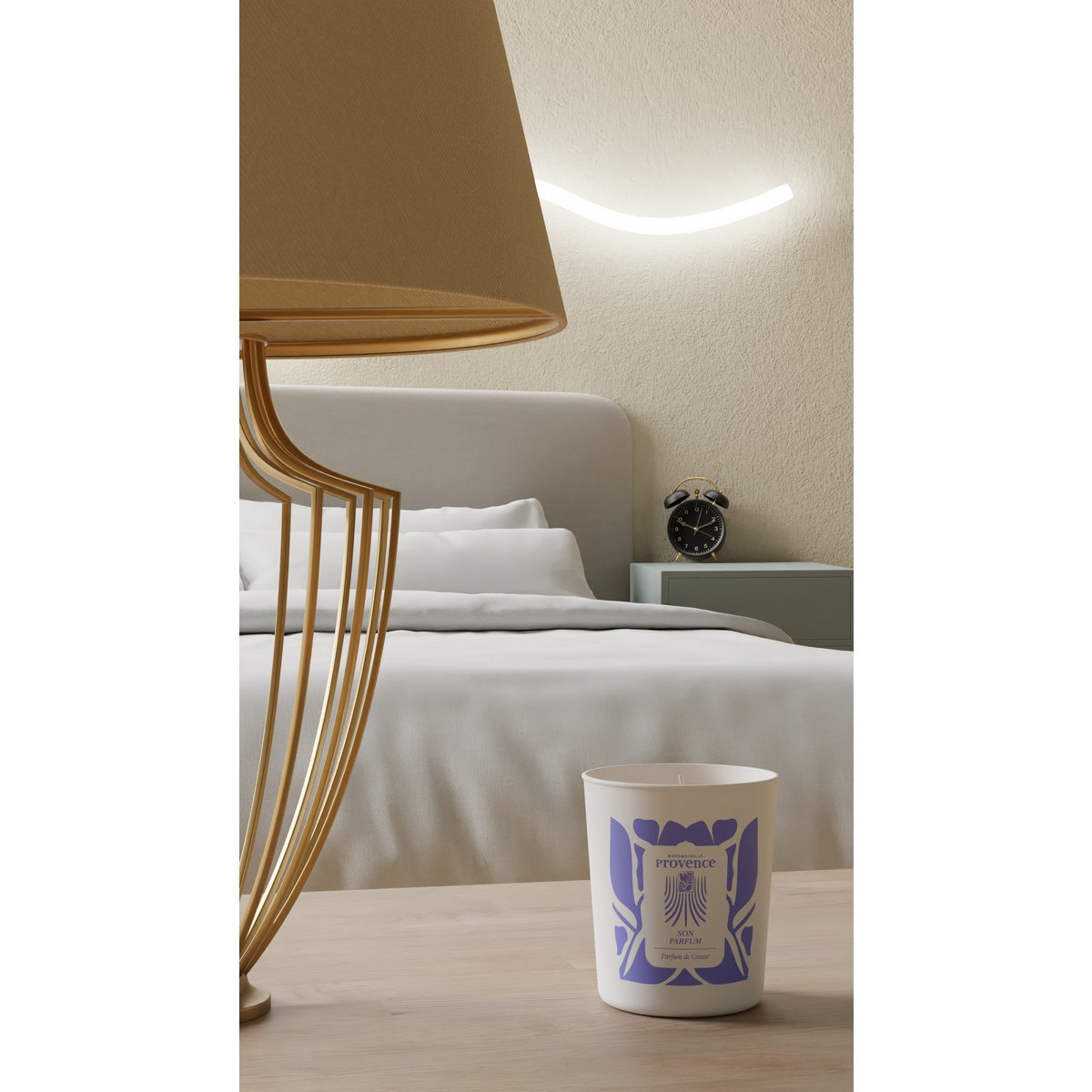 Scented candle - Mademoiselle Provence - 160g