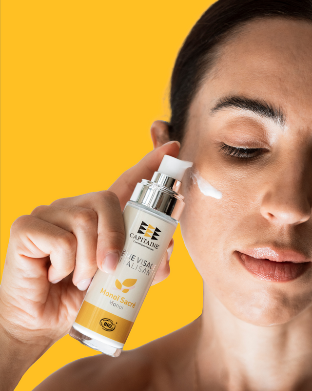 BIO-Gesichtscreme – Revitalisierend und schützend – Monoï-Duft