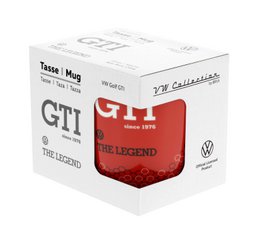 Volkswagen VW GTI Kaffeebecher 370ml - GTI The Legend/Rot