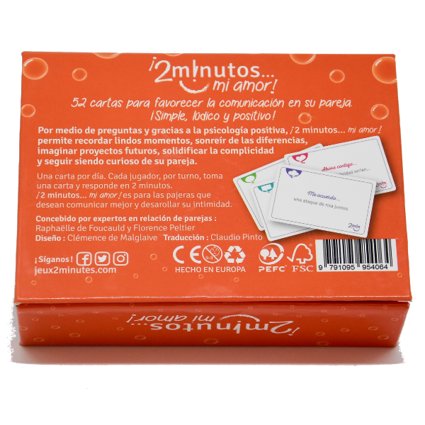 2 minutes mi amor! Spanish version
