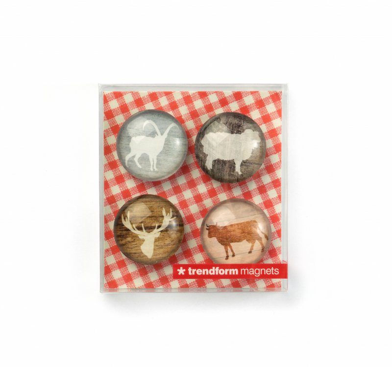 Trendform Magneten Magnet Eye - Alp Life - Set van 4 - Assorti