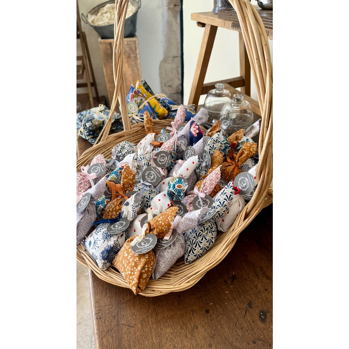 Bolsa de tela Lavandin – Fabricación artesanal y manual