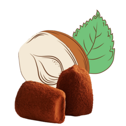 Truffes au chocolat à la noisette - Bull