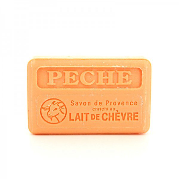 5x Savon de Marseille goat's milk peach soap 100g
