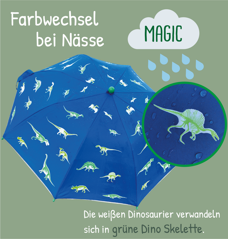 Dinosauro ombrello magico