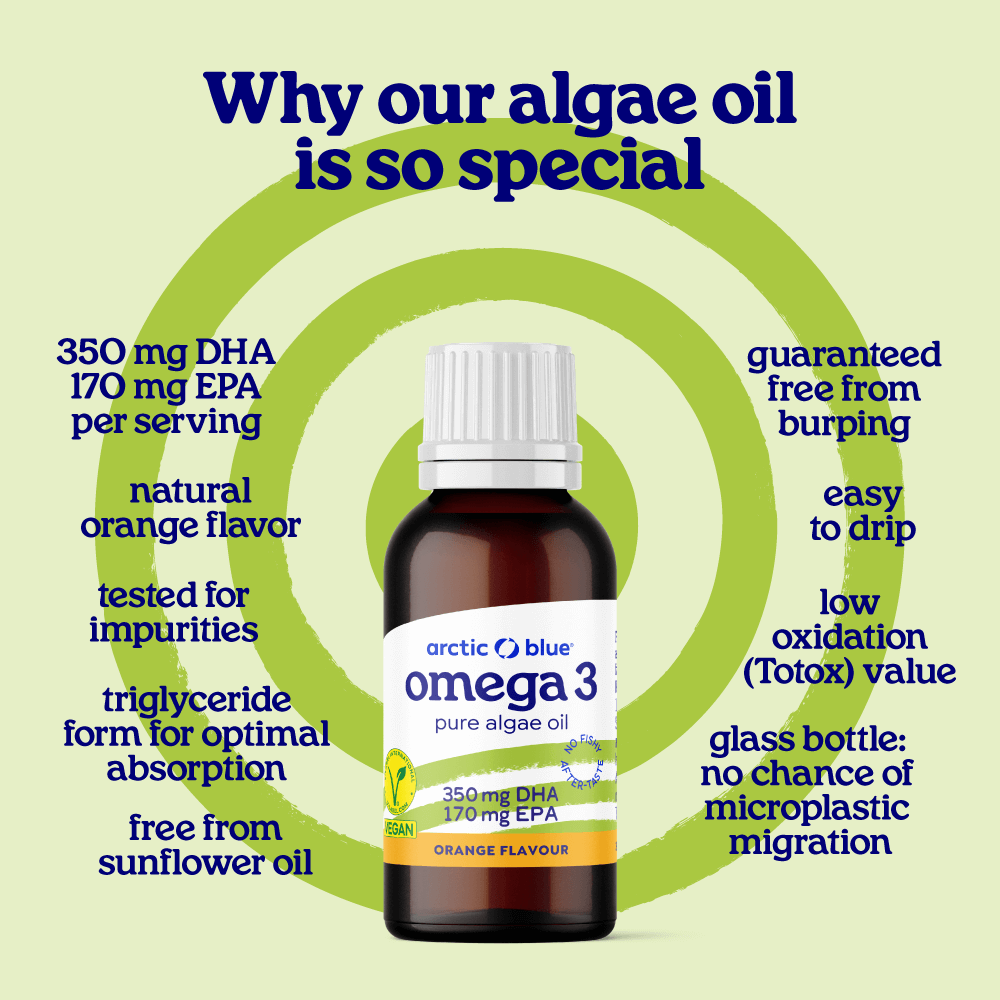 Aceite de algas DHA y EPA - Gotas - Vegano (frasco 30 ml)