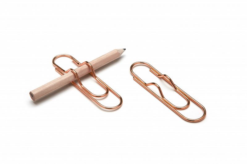 Clips de trombone Peleg Design - Rosé Gold