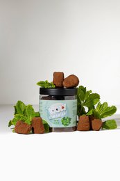 Minzschokoladentrüffel Geschenkglas 130g | Erfrischende Minzschokolade
