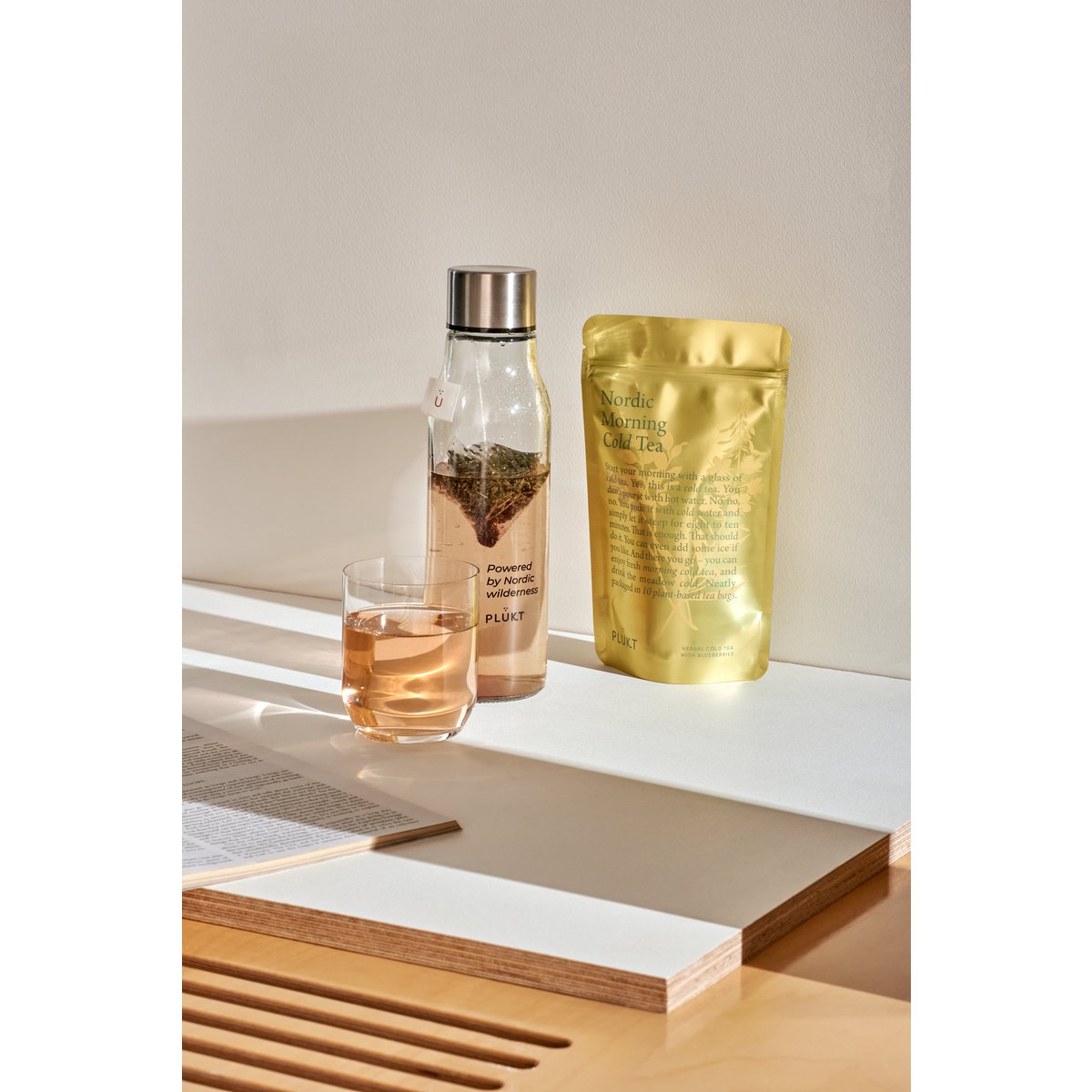 Cold brew kruidenthee NORDIC MORNING, biologische bosbessenthee