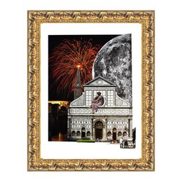 Collager dedikeret til Firenze - Fine Print Analog Collage