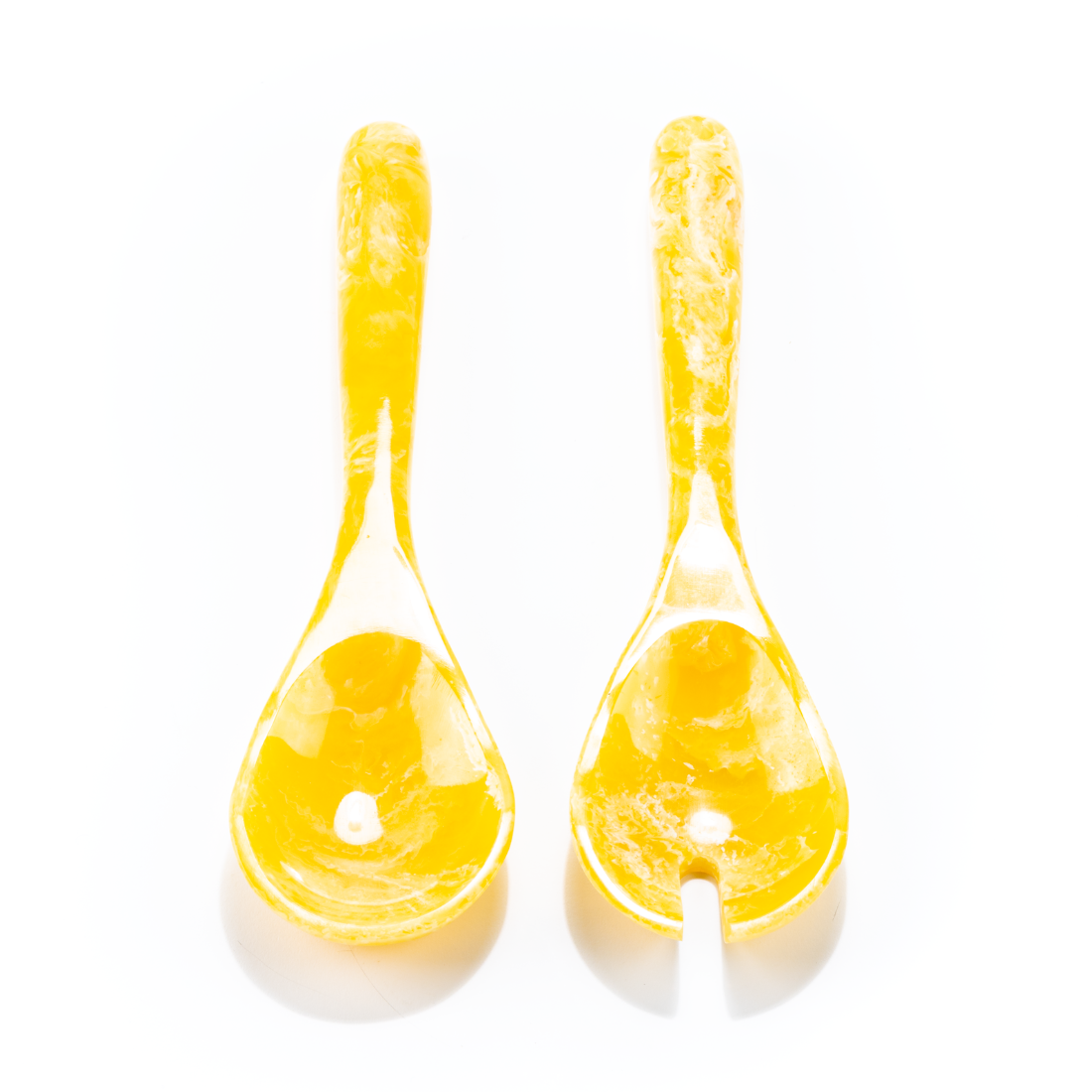 Salad servers | Spoon and Fork | Pavone | Yellow sun