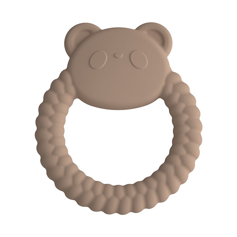 Silikon-Beißring Pandabär Sand