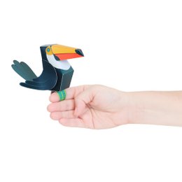 Tropical Birds Paper Toys