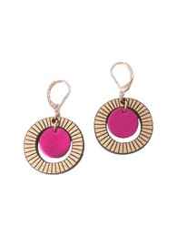 BULLE Fuchsia earrings
