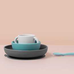 SILIKON-BABY-SPEISESET - LAGUNE