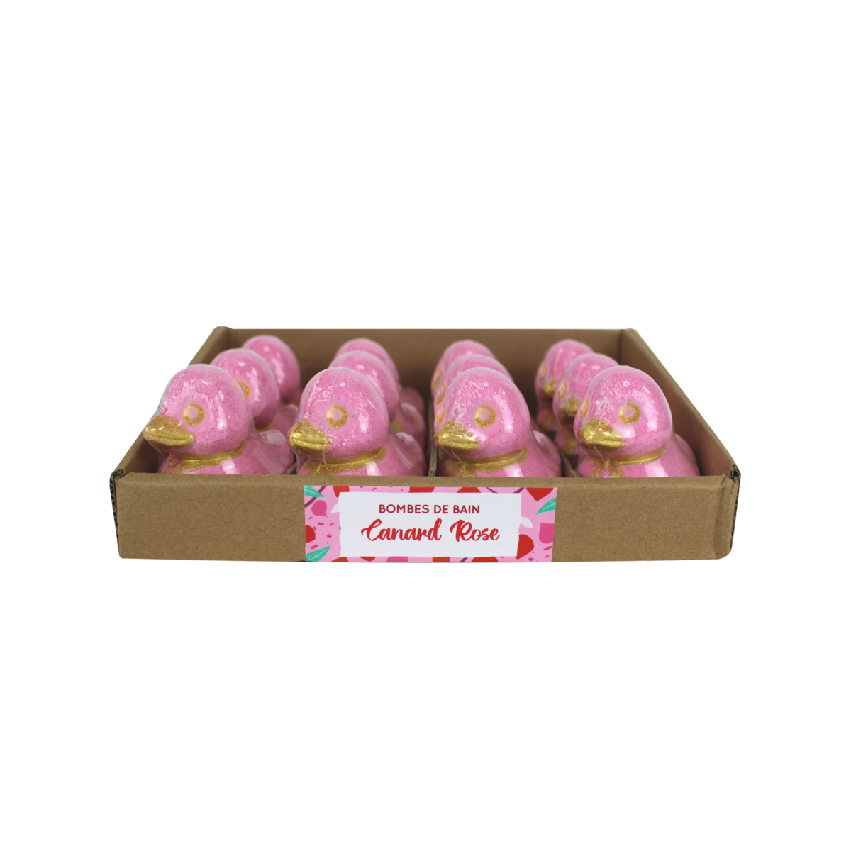 Duck bath bomb 100 grs - Pink scent