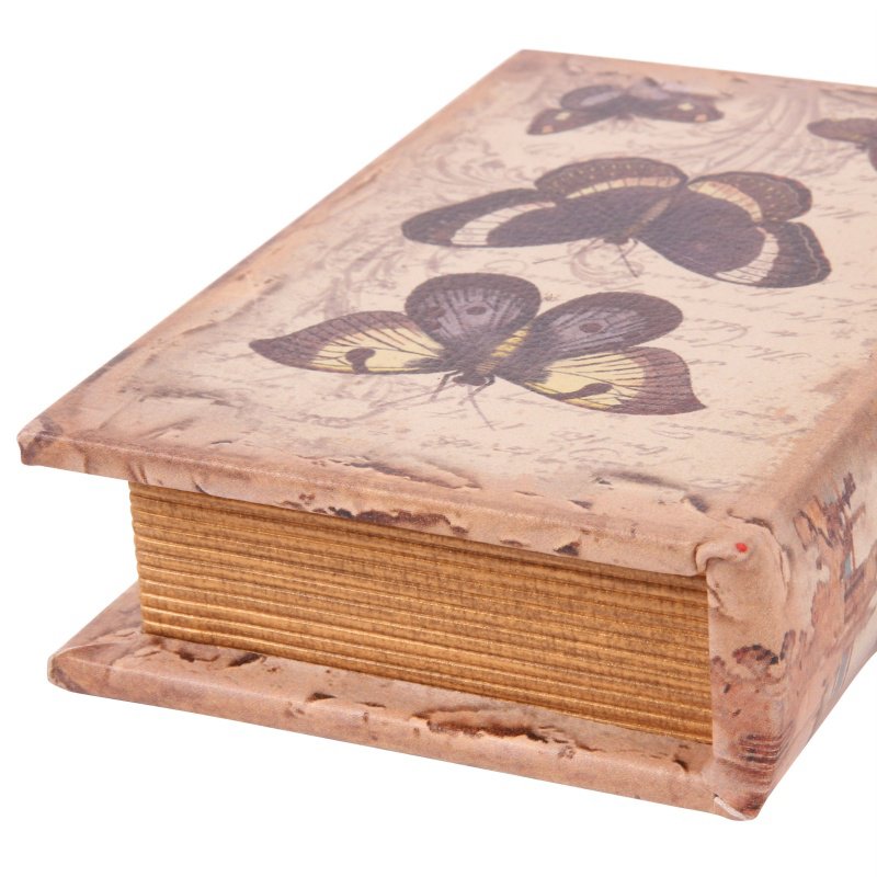 Boekendoos 15 cm Vlinders.