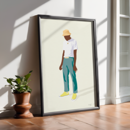 Poster "Tyler the Creator Bucket" - A4 & 30x40cm - Art print
