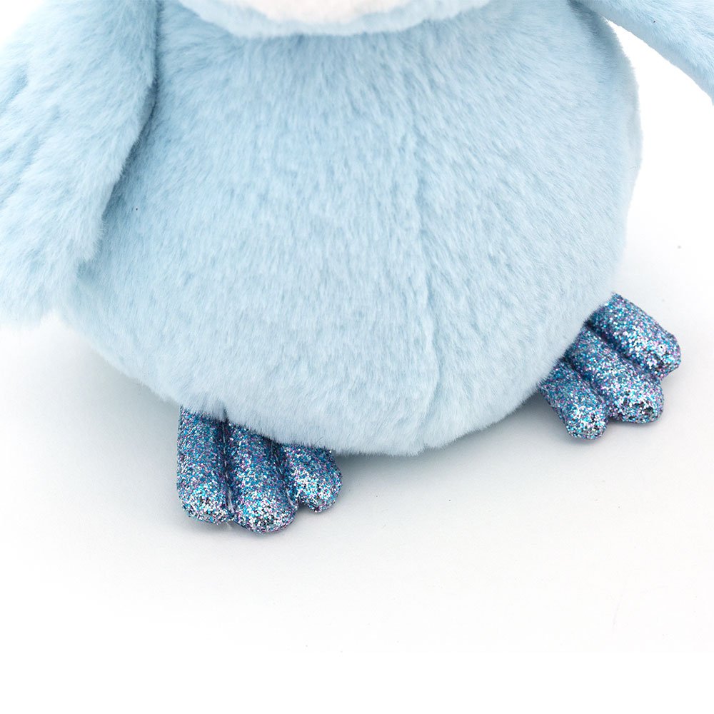 Zacht speelgoed, pluipen - Fluffy the Blue Owlet (23 cm)