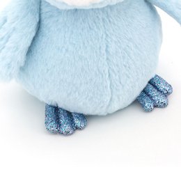 Jouet doux, Fluffies - Fluffy the Blue Owlet (23 cm)